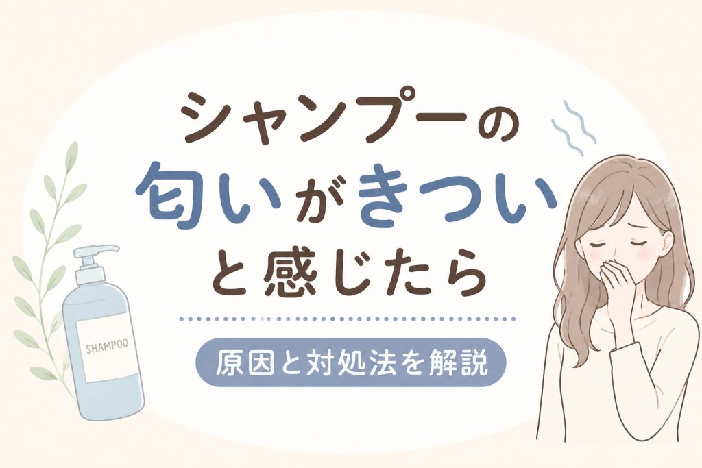 シャンプーの匂いがきつい時はどうする?香りを抑える方法と選び方
